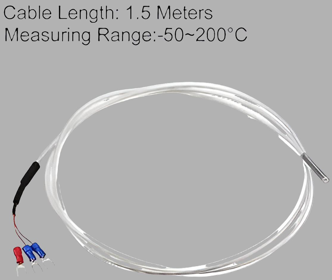 K type, 4*40mm, cable length 1m