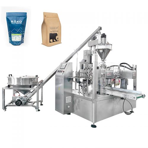 Machine d'emballage de sachets debout pour poudre Doypack