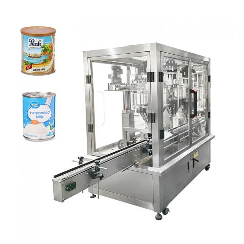 Machine de remplissage de boîtes de lait en poudre