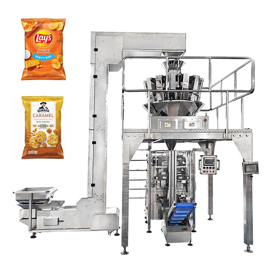 Machine d'emballage pesée verticale VFFS pour granulés