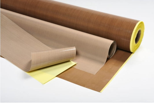 Tissu Téflon, toile cirée PTFE 0,13mm avec colle.